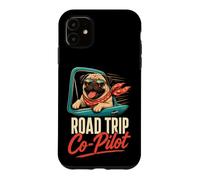 Pug Road Trip Co-Pilot Case for iPhone 11