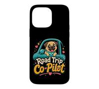 Pug Road Trip Co-Pilot Case for iPhone 14 Pro Max