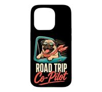 Pug Road Trip Co-Pilot Case for iPhone 15 Pro