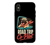 Pug Road Trip Co-Pilot Case for iPhone X/XS
