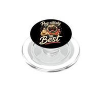 Pug-sitively the Best Pug Lover Pun PopSockets PopGrip for MagSafe