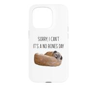 Pug sorry I can't it's a no bone day Case for iPhone 15 Pro