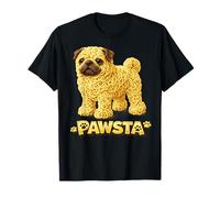 Pug Spaghetti Noodle Italian Food Puppy Love T-Shirt