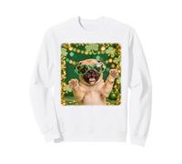 Pug St. Patrick’s Day Sunglasses Funny Puppy Dog Lover Irish Sweatshirt