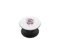 Pug Sunglasses US Flag Dripped 4th Of July Patriotic PopSockets Adhesive PopGrip