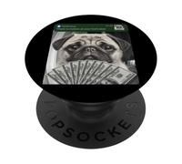 Pug There Is Motion At Your Front Door Dog Silly PopSockets Adhesive PopGrip
