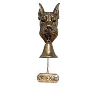 Pug Welcome Doorbell, Retro Wall-Mounted Decorative Doorbell, Cast Iron Dinner Bell, West Highland White Terrier Welcome Doorbell, 2025 Retro Metal Outside Farmhouse Vintage Door Bell for Yard Garden