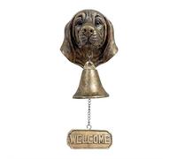 Pug Welcome Doorbell, Retro Wall-Mounted Decorative Doorbell, Cast Iron Dinner Bell, West Highland White Terrier Welcome Doorbell, 2025 Retro Metal Outside Farmhouse Vintage Door Bell for Yard Garden