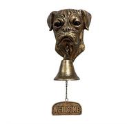 Pug Welcome Doorbell, Retro Wall-Mounted Decorative Doorbell, Cast Iron Dinner Bell, West Highland White Terrier Welcome Doorbell, 2025 Retro Metal Outside Farmhouse Vintage Door Bell for Yard Garden