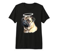 Pug x Angel x Cute Pug Premium T-Shirt
