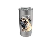 Pug x Angel x Cute Pug Stainless Steel Insulated Tumbler