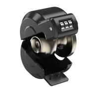 PUGED Door Knob Lockout Device - Black - Code Lock - No Key Needed - Easy to Install - Portable - Protects Privacy - Suitable for Door Knobs, Faucets, Water Valves & More