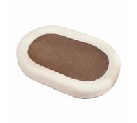Pugermering Cat Scratching Board Featuring Sisal Rope Pad Cat Nest Resting Place and Interactive Toy for Playing Scratching and Snuggling Suitable for Home Decor, Brown Oval