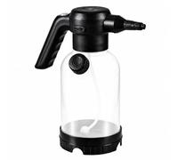Pugermering Electric Watering Sprayer Cordless Pressure Sprayer with 2 Liter Container Lightweight Garden for Indoor Outdoor Cleaning Flower Watering Home Use, My2152-2 Transparent