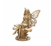 Pugermering Resin Angel Planter Garden Stake Figurine Statue Cherub Resin Body With Artistic Attraction Patina Look Weather Resistant Suitable for lawn borders home decoration