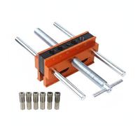 Pugermering Vertical Hole Opener Dowel Jig Tool Drill Guide Clamp Jig Positioning Guide with Secure Clamping Stable Alignment Suitable for Carpentry Furniture Assembly Repair Work, Extended Model