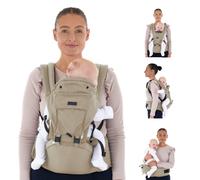 Puggle Comfort 6-in-1 Newborn To Toddler Baby Carrier - Truffle