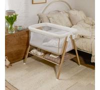 Puggle Dreamy Air Bedside Crib - Natural Cashmere