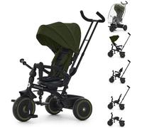 Puggle Easy Twist 6-in-1 Folding Trike with Handle and Rain Cover - Khaki (9 Months - 5 Years)