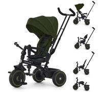 Puggle Easy Twist 6-in-1 Folding Trike with Parent Handle - Khaki (9 Months - 5 Years)