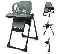 Puggle Foodie Eat & Play 9-in-1 Hi-Lo Highchair From Birth - Sage Green