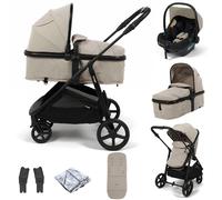 Puggle Monaco XT 2-in-1 i-Size Travel System with i-Size R129 Car Seat - Cashmere