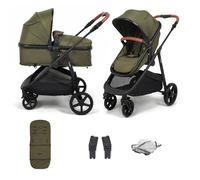 Puggle Monaco XT 2-in-1 Pushchair with Rain Cover - Forest Green