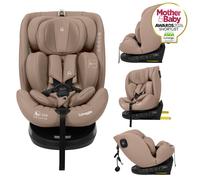 Puggle Safe Click i-Size R129 40-150cm 360 Rotate Eco ISOFIX Car Seat - Truffle (0-12 Years)