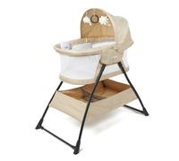 Puggle Sleepy Vibrating Side Crib & Moses Basket - Cashmere