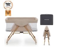 Puggle Sleepy XL Folding Bedside Rocking Crib with Carry Bag - Cashmere