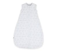 Puggle To The Moon & Back 2.5 Tog Pure Cotton Jersey Quilted Baby Sleeping Bag - White/Grey (6-18 Months)