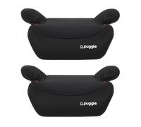 Puggle Travel & Go Group 3 Eco Backless Booster Seats (2 Pack) - Storm Black (6-12 Years)