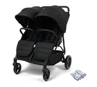 Puggle Urban City Easyfold Twin Pushchair - Storm Black