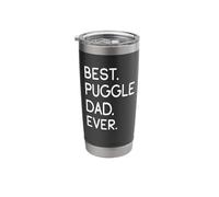 Puggles Pug Beagle Mix Best Puggle Dad Ever Stainless Steel Insulated Tumbler