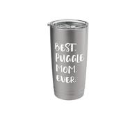 Puggles Pug Beagle Mix Best Puggle Mom Ever Stainless Steel Insulated Tumbler