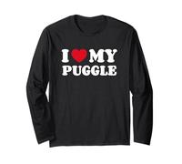 Puggles Pug Beagle Mix I Love My Puggle Long Sleeve T-Shirt