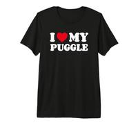 Puggles Pug Beagle Mix I Love My Puggle Premium T-Shirt