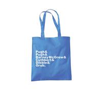 Pugh Pugh Barney Mcgrew Cuthbert Dibble and Gru Tote Bag - cornflower blue One Size