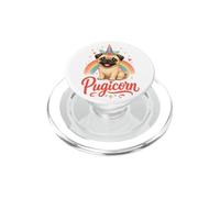 Pugicorn Cute Pug Magical Gift for Kids PopSockets PopGrip for MagSafe