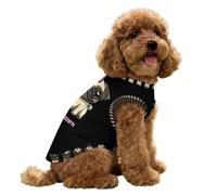 Pugicorn Dog Shirt Summer Tank Top Sleeveless Pet Clothes for Small Medium Puppy And Cat