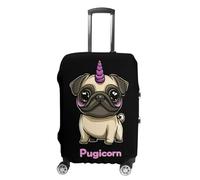 Pugicorn Suitcase Cover Travel Luggage Protector Elastic Washable Baggage Covers Fits 19-32 Inch