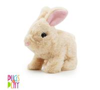 Pugs At Play Cookie Jumping Rabbit Interactive Plush Toy