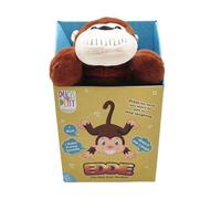 Pugs At Play Eddie Roll Over Monkey With Color Box Interactive Plush Toy - Soft Electronic Animal That Moves and Makes Sounds, for Toddlers and Kids