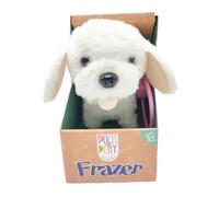 Pugs At Play Frazer Walking Dog With Hand Control And Color Box Interactive Plush Toy - Soft Electronic Animal That Moves and Makes Sounds, for Toddlers and Kids