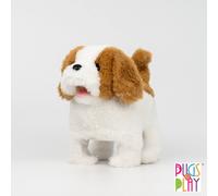Pugs at Play Lola Flipping Dog Interactive Plush Toy in White Pugs at Play White