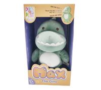 Pugs At Play Max Walking/Talking Dinosaur Interactive Plush Toy - Soft Electronic Animal That Moves and Makes Sounds, for Toddlers and Kids