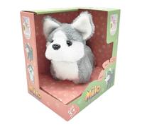 Pugs At Play Milo Walking Dog With Color Box Interactive Plush Toy - Soft Electronic Animal That Moves and Makes Sounds, for Toddlers and Kids
