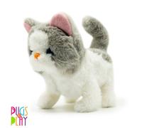 Pugs At Play Sasha Interactive Walking Cat Plush Toy