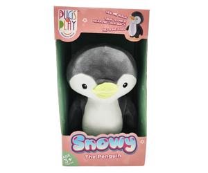 Pugs At Play Snowy Walking/Talking Penguin Interactive Plush Toy - Soft Electronic Animal That Moves and Makes Sounds, for Toddlers and Kids
