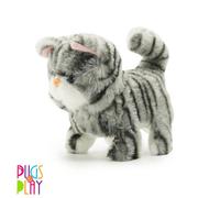 Pugs At Play Zoe Interactive Walking Cat Plush Toy